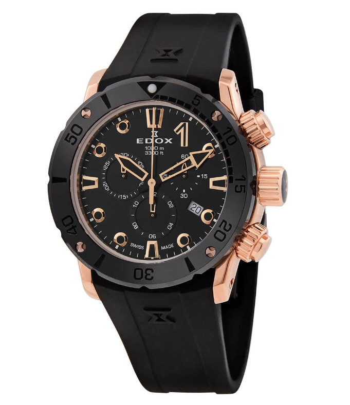Hodinky Edox 10250 37R NIR CLASS 1 TITANIUM