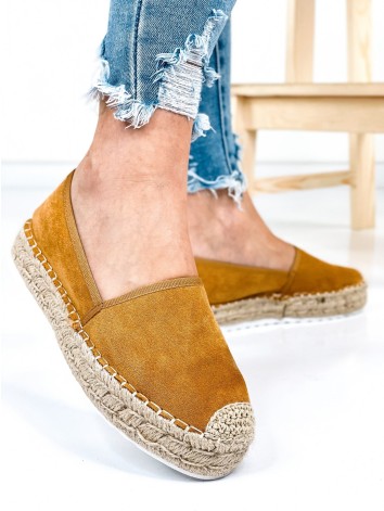 Dámske hnedé espadrilky